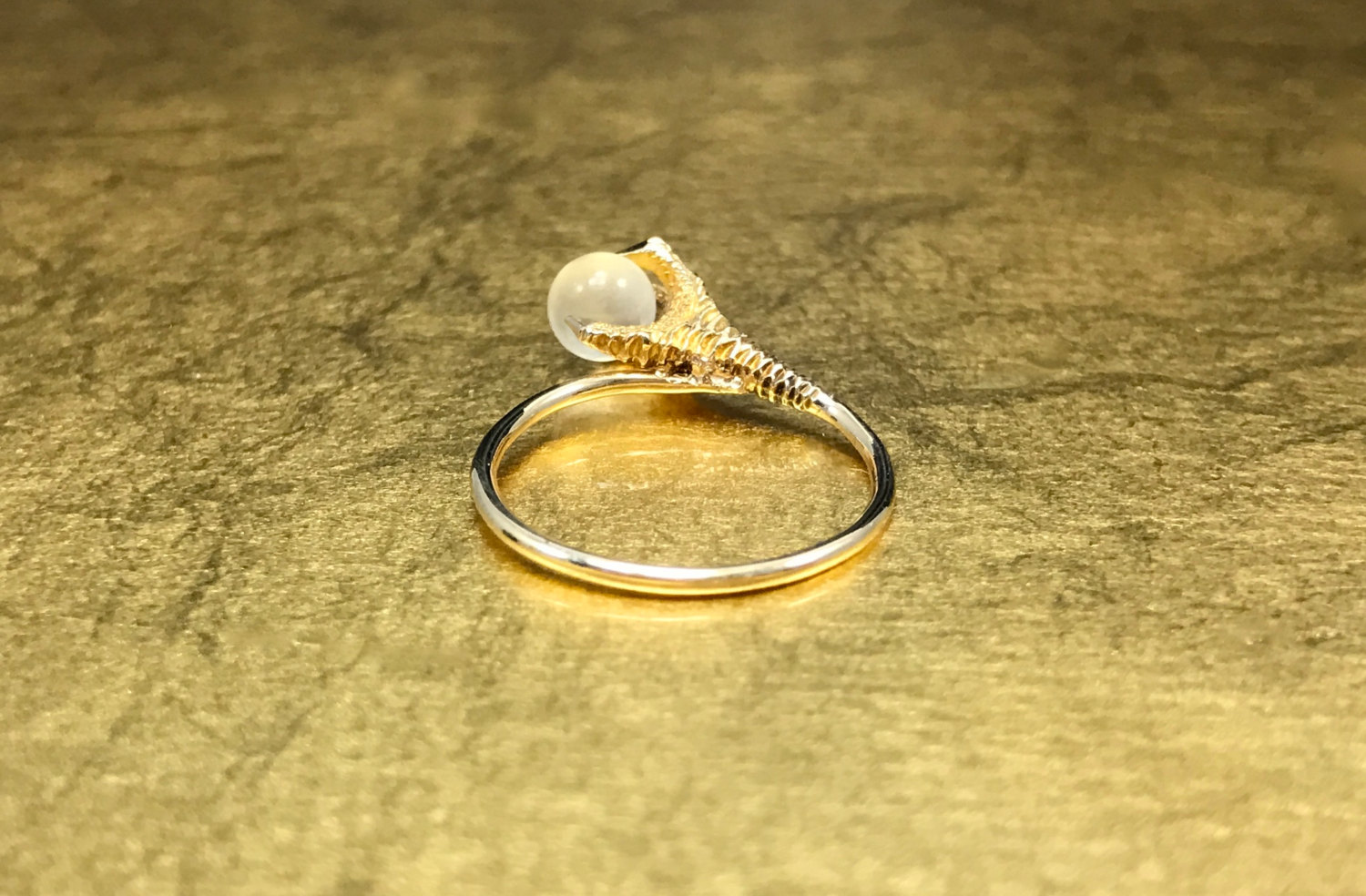 Harry Potter Women's Gold Plated Deathly Hallows Ring - Walmart.com