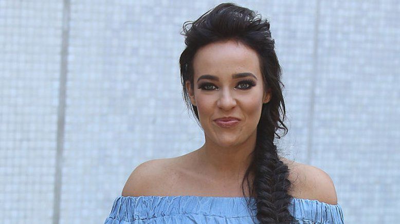 Stephanie Davis shows off newborn son and reveals unusual name ...