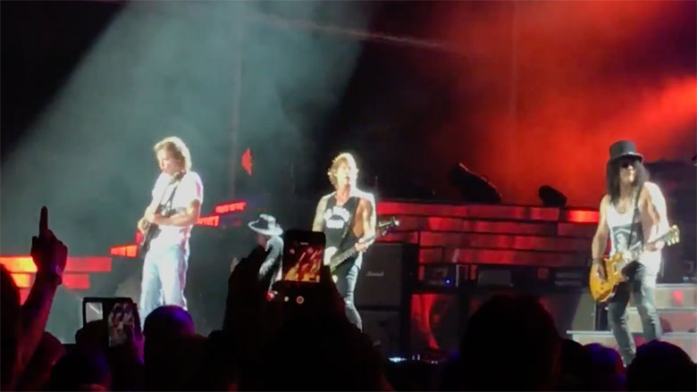 WATCH: AC/DC's Angus Young performs with Guns N’ Roses in Sydney ...