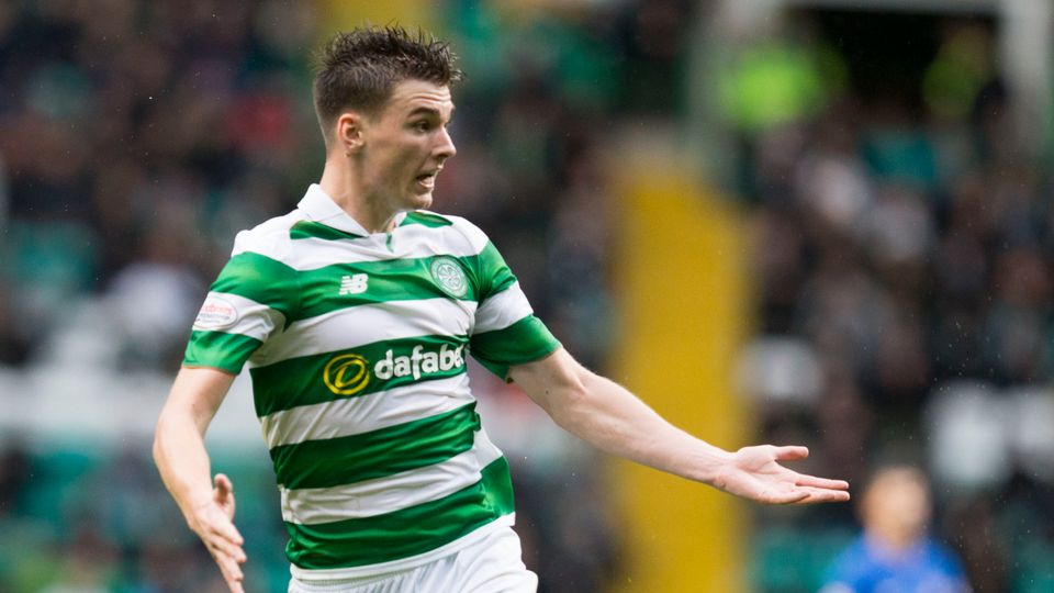 Kieran Tierney stunned after part of his shirt is ripped off by