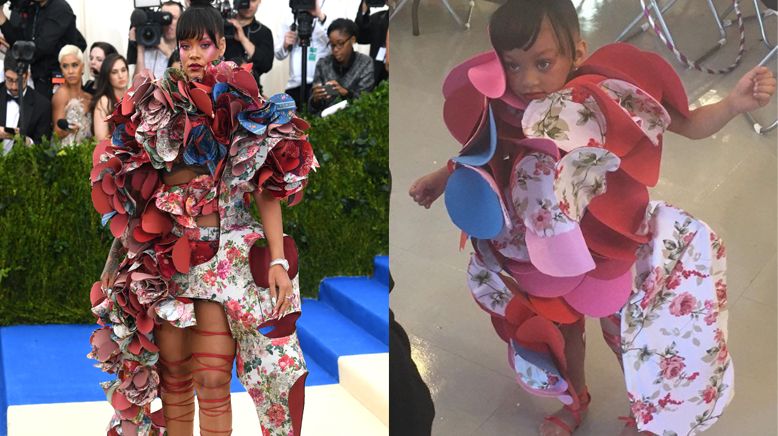 This little girl recreating Rihanna's Met Gala look is NEXT LEVEL CUTE ...