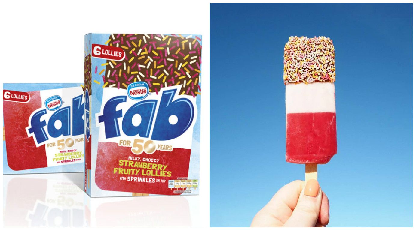 Fab have made the world's first birthday cake ice lolly | Nostalgia ...