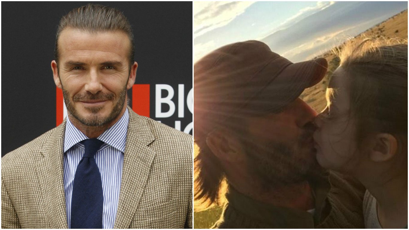 David Beckham Hits Back At Critics Who Slammed Him For Kissing His ...