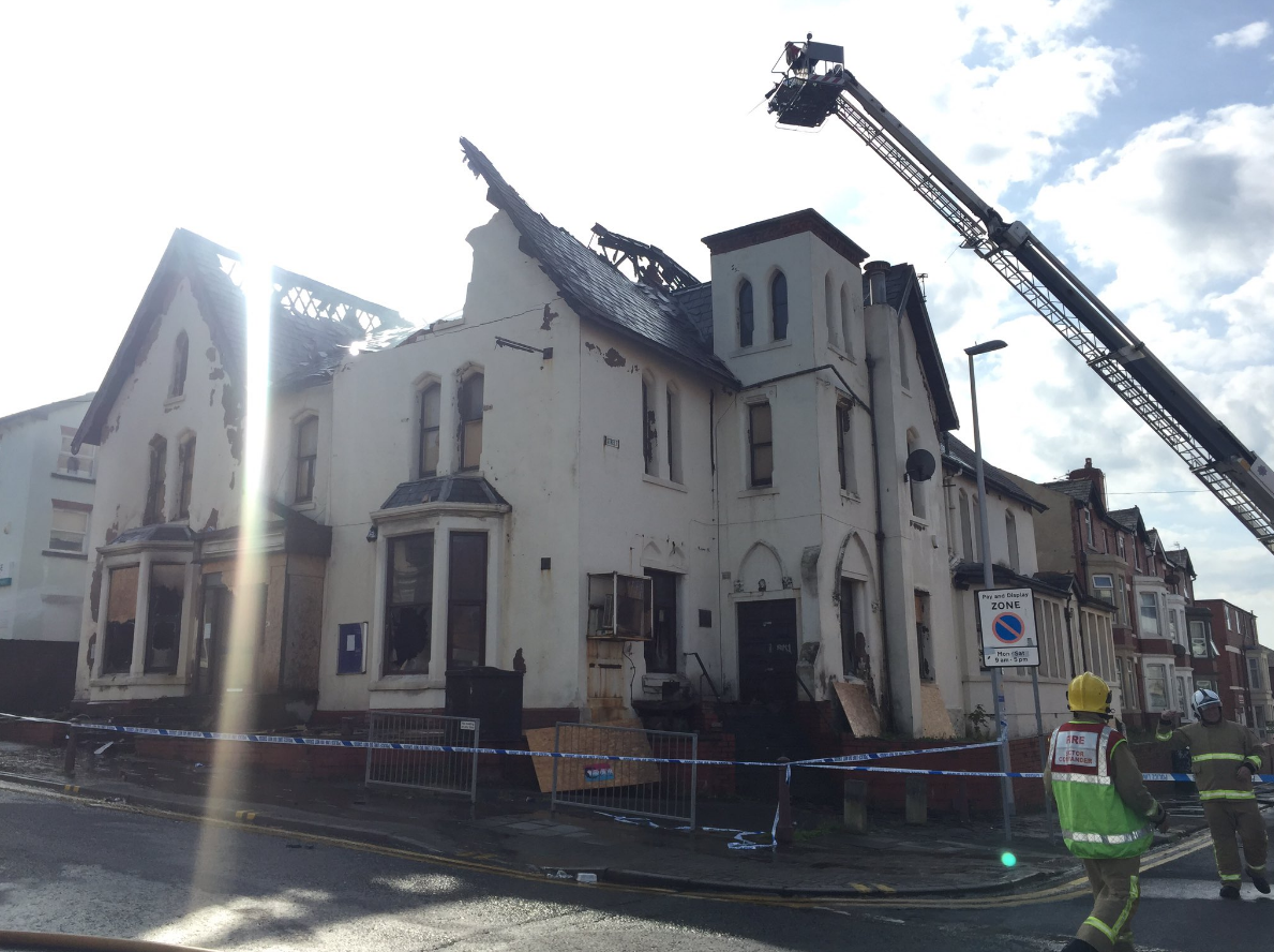 Blackpool Building On Verge Of Collapse After Huge Blaze | News - Rock FM