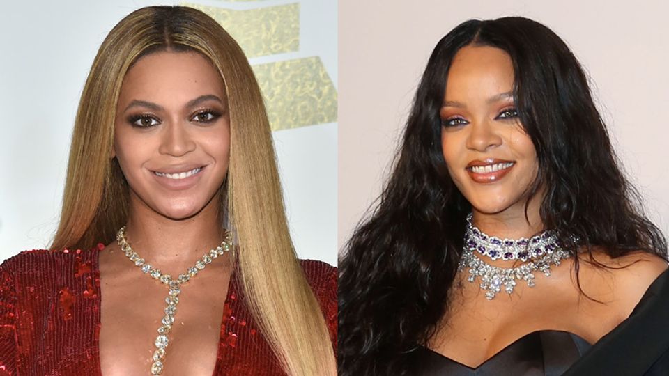 Beyoncé and Rihanna end feud rumours with intimate photo | Celebrity - heat  Radio