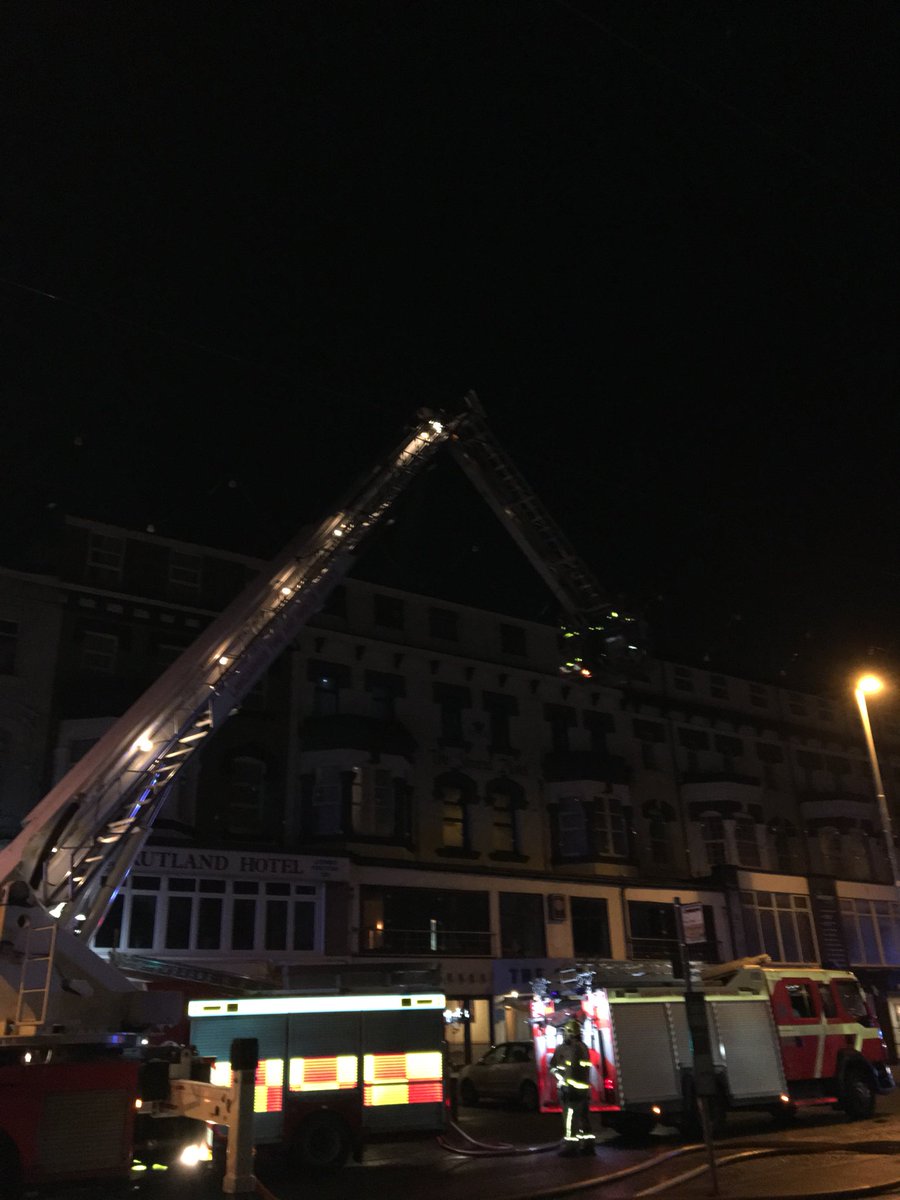 Investigation Underway After Fire At Derelict Hotel On Blackpool ...