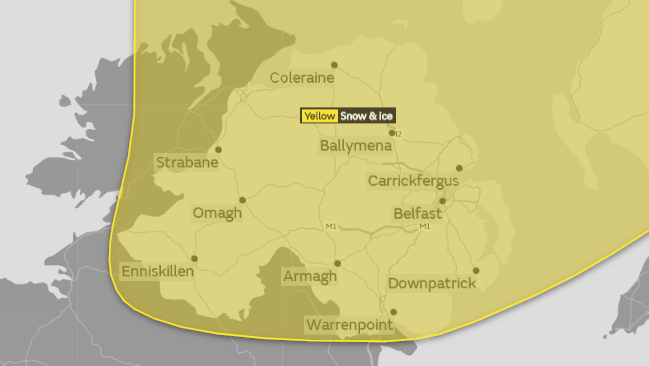 Met Office issues yellow warning for snow and ice | Weather - Cool FM