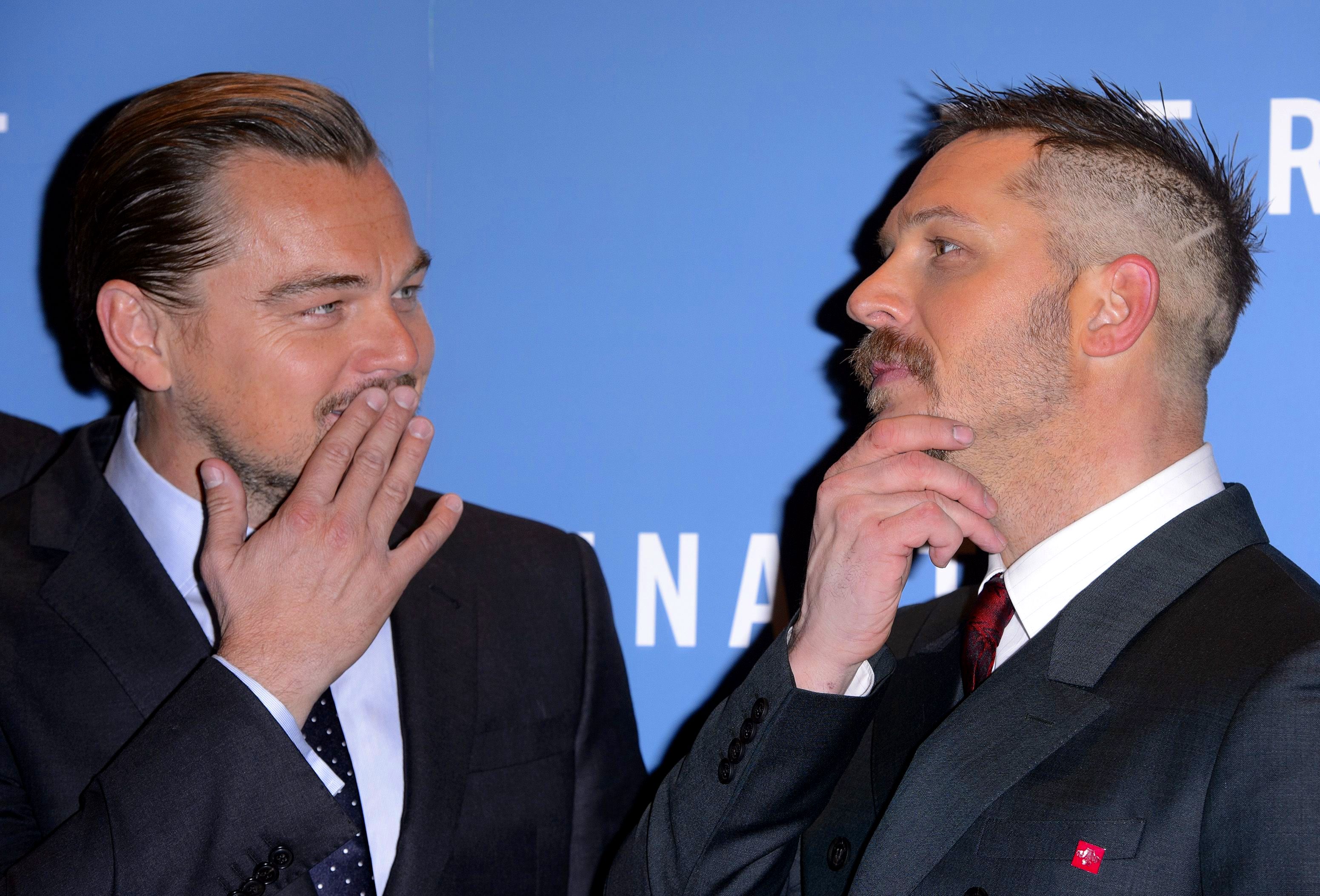 Tom Hardy finally got that tattoo after losing a bet to Leonardo DiCaprio |  Celebrity - heat Radio