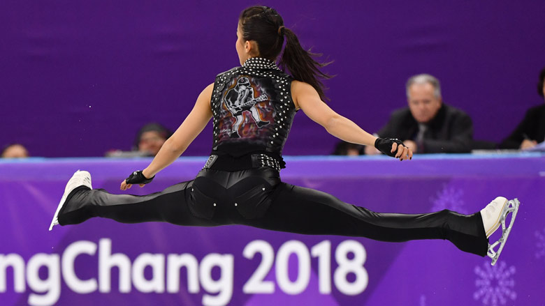 WATCH: Hungarian figure skater performs to AC/DC at 2018 Winter