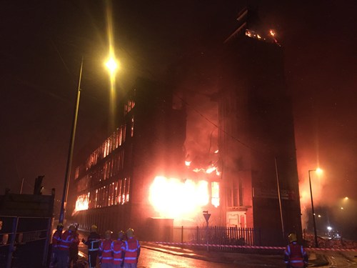 Major fire destroys a Stalybridge mill | News - Greatest Hits Radio ...