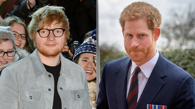 Ed Sheeran mistaken for Prince Harry on commemorative wedding plate ...