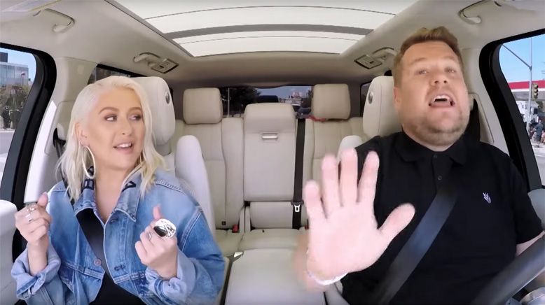 WATCH: James Corden finally gets Christina Aguilera in for an epic ...