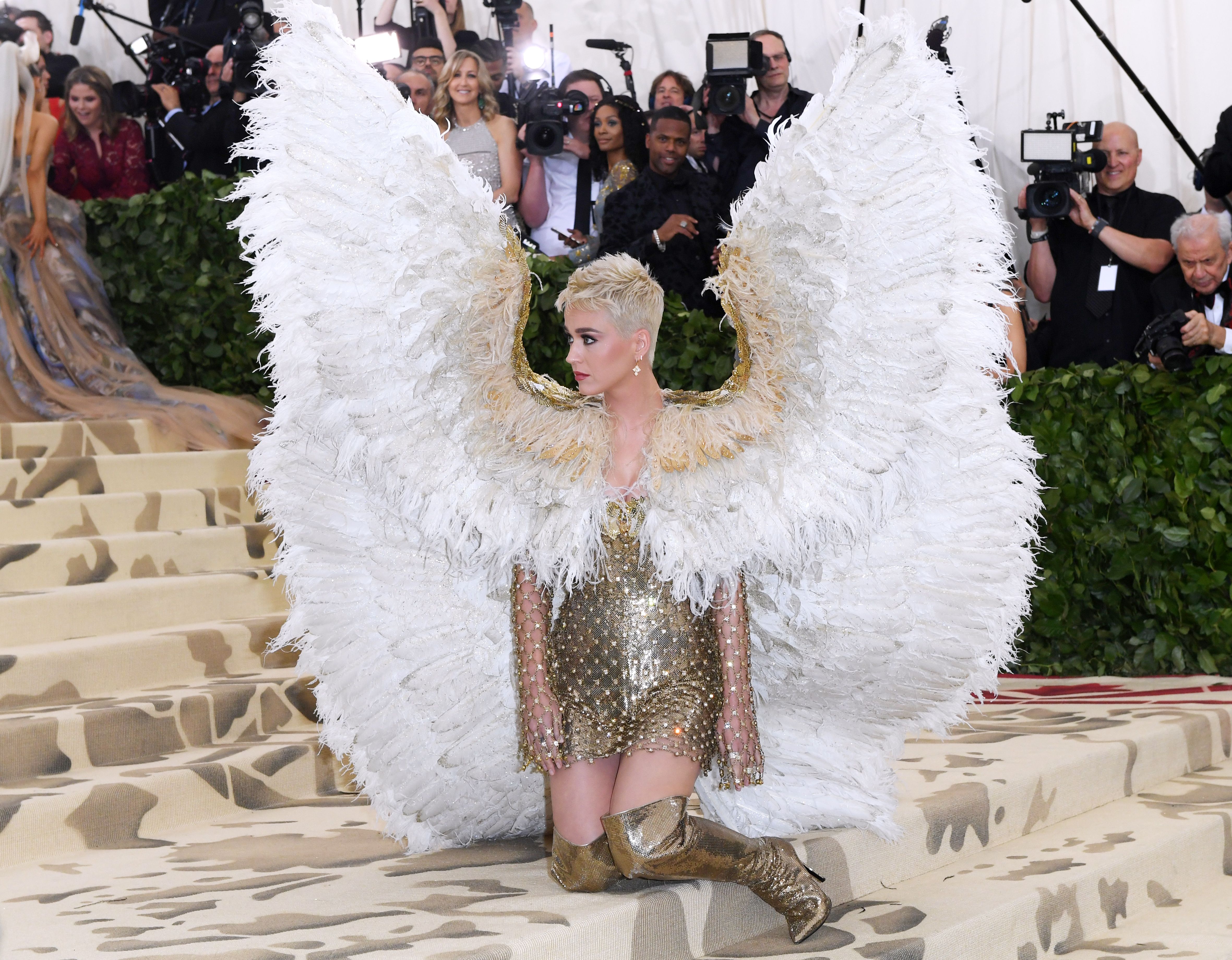 The most BONKERS Met Gala outfits ever: Rihanna, Katy Perry, Bella Hadid  and more, Celebrity