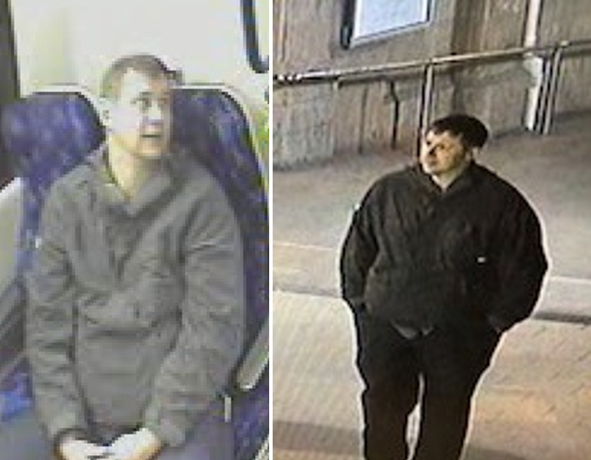CCTV images released in connection with assault on train from Glasgow ...