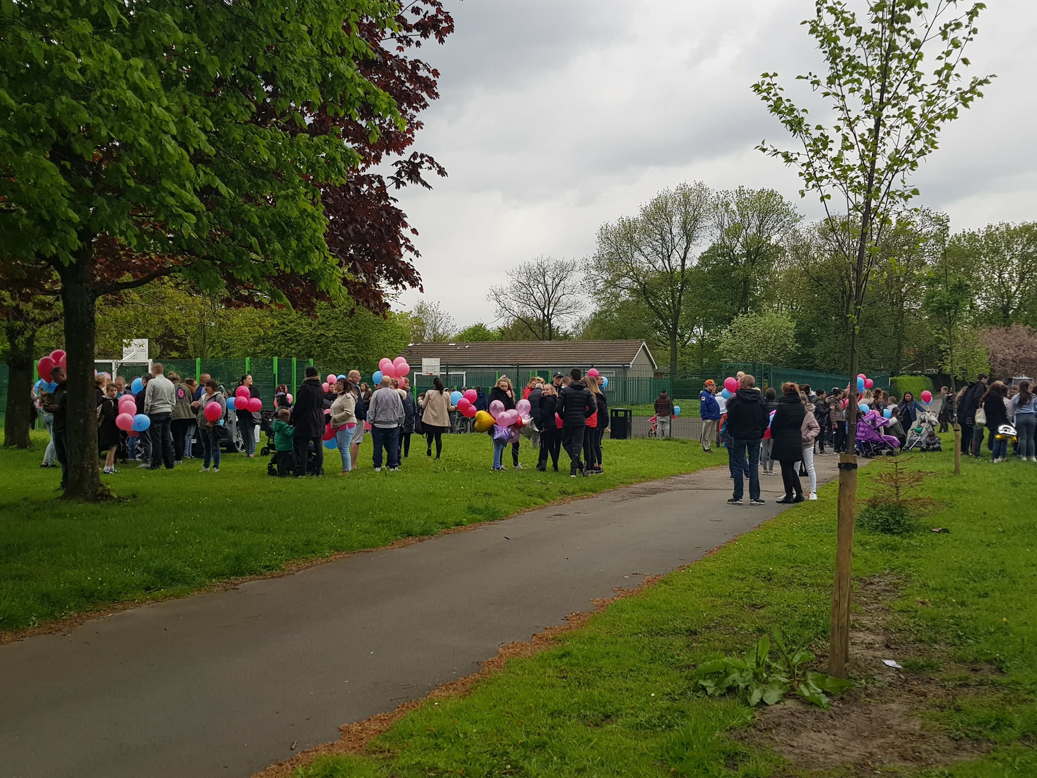 Dozens gather to remember four children killed in Walkden house fire