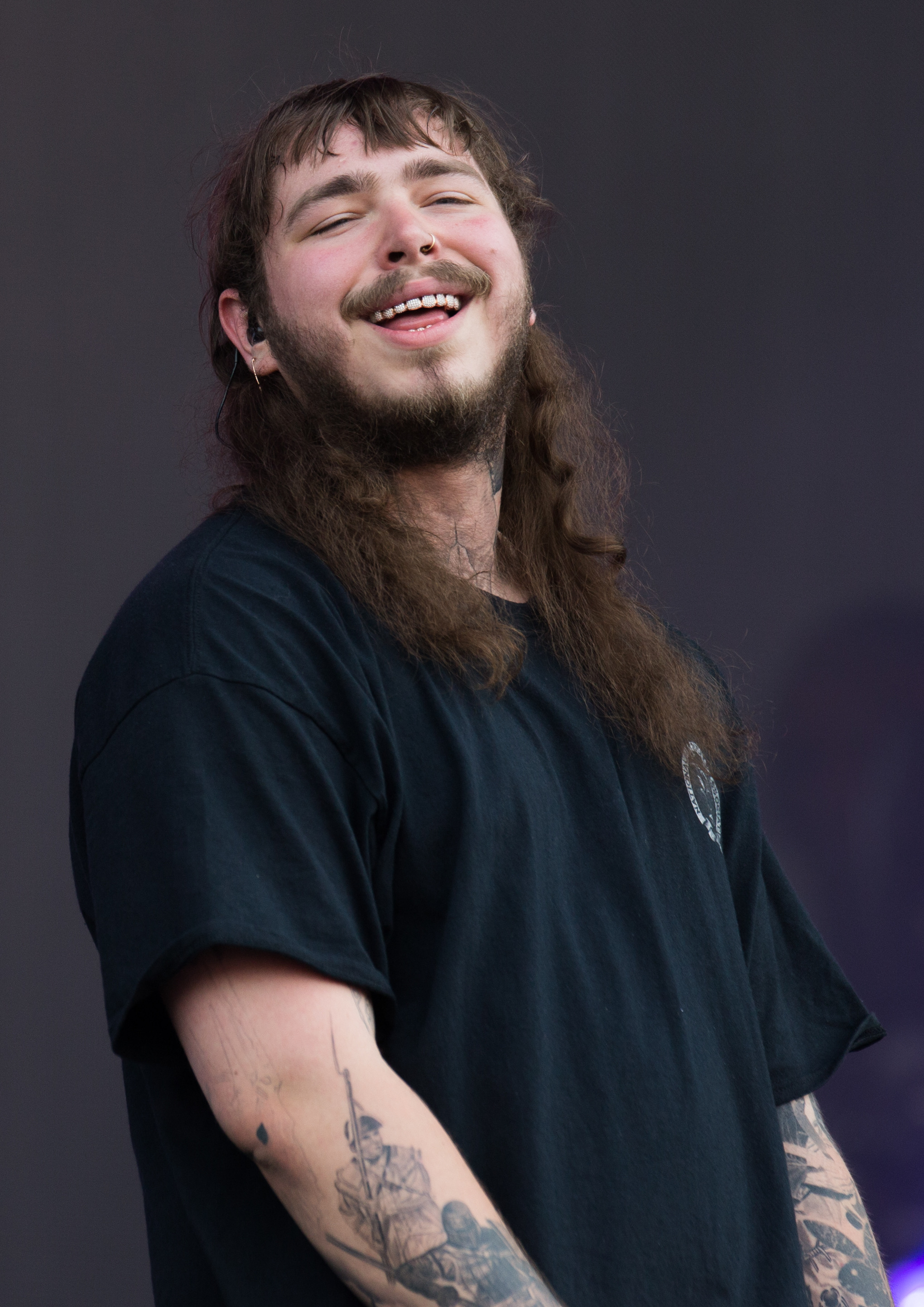 Post Malone always tired tattoo on his face is extremely relatable  Metro  News