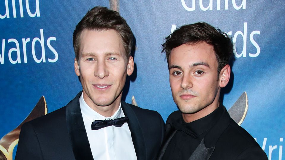 Tom Daley and Dustin Lance Black announce the birth of their first baby ...