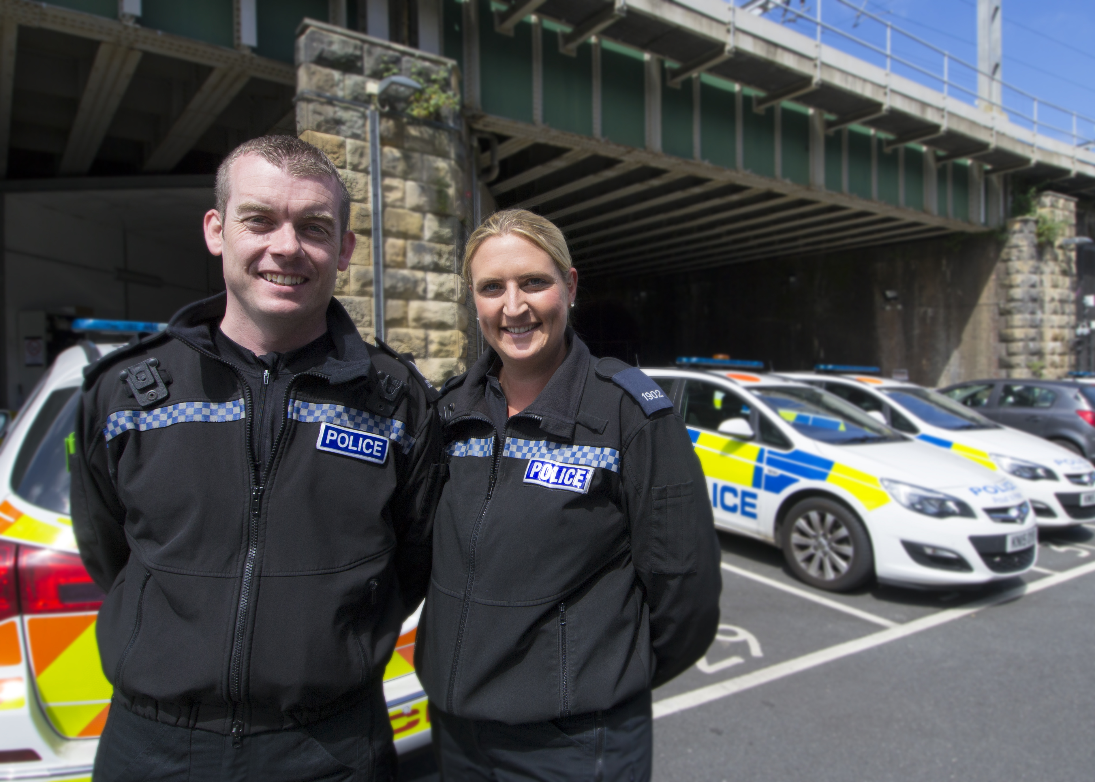Northumbria officers honoured after fighting off violent man armed with ...