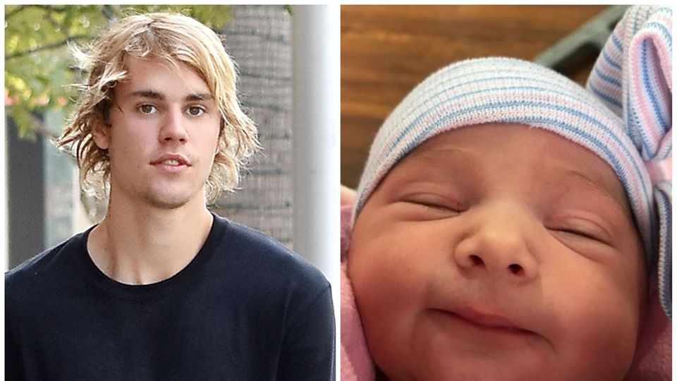 justin bieber as a baby