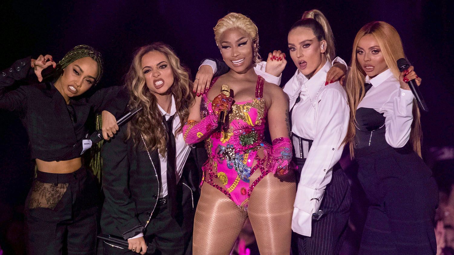 Little Mix & Nicki Minaj's Performance At EMAs — See 'Woman Like