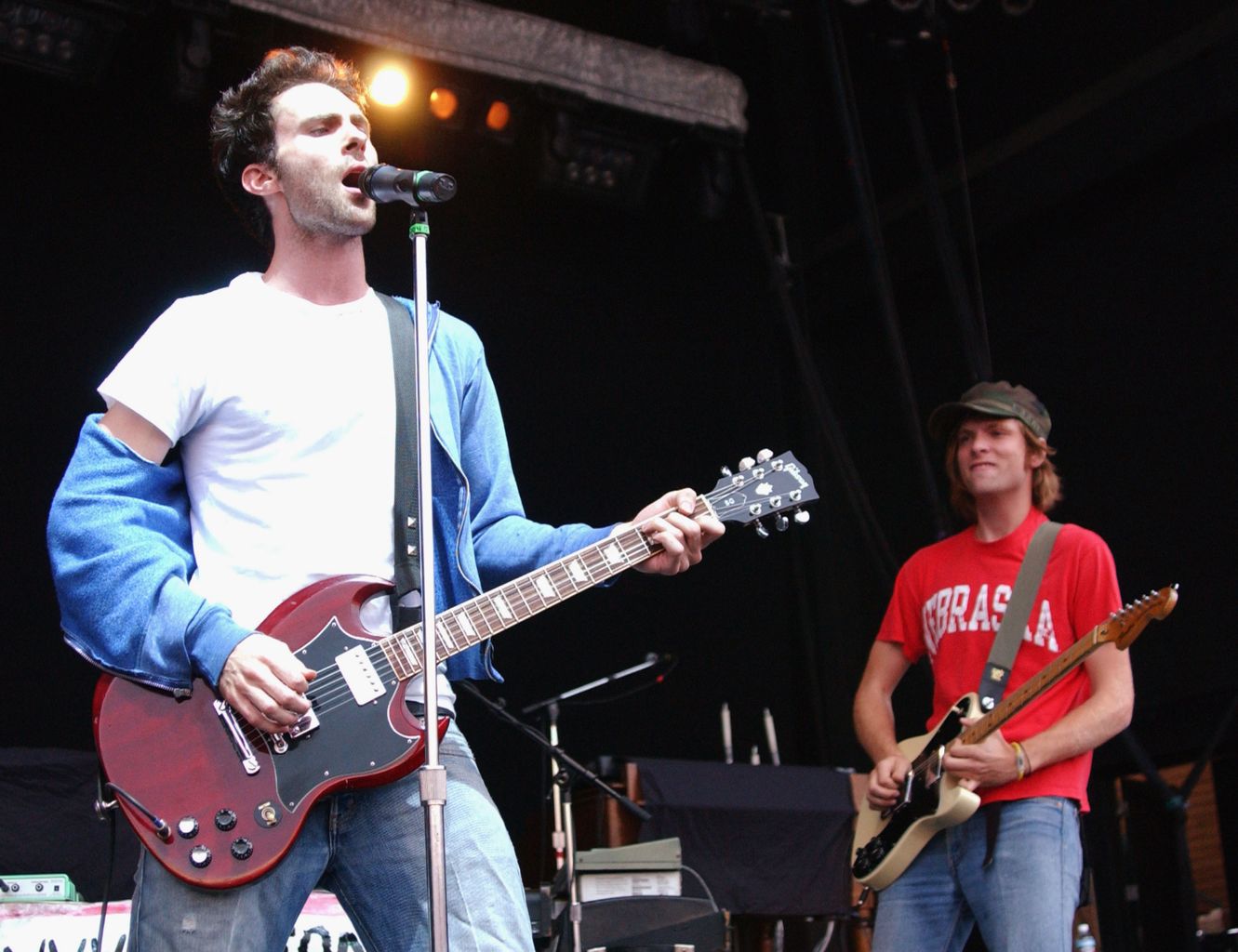 young band members at gig in Colorado 