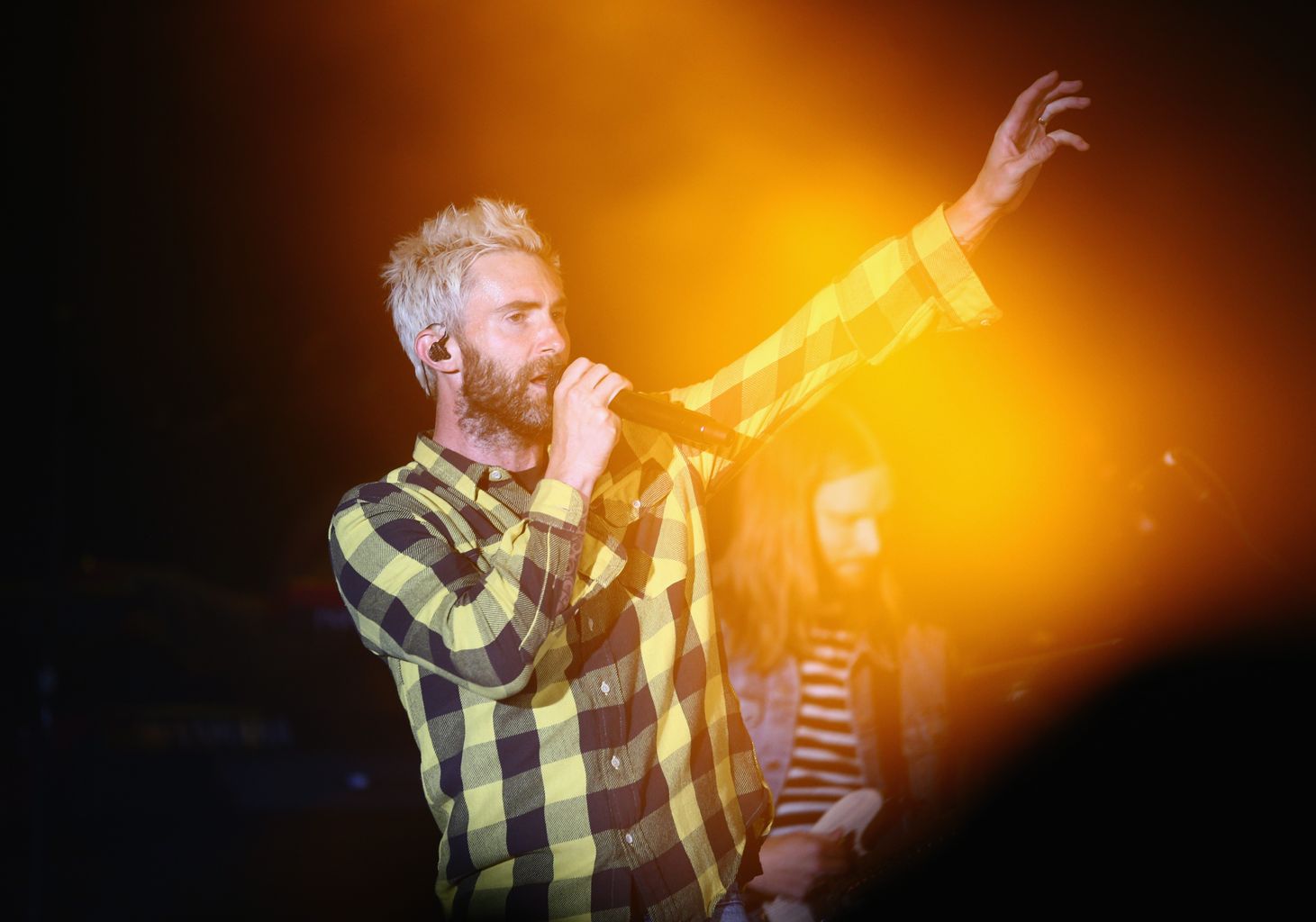 Blond Adam Levine 