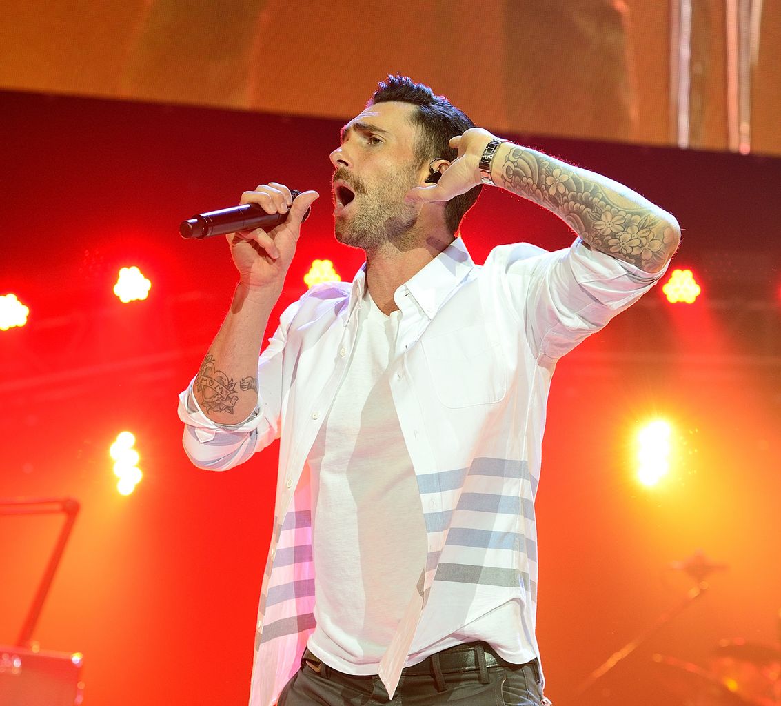 Adam Levine at a concert UK 