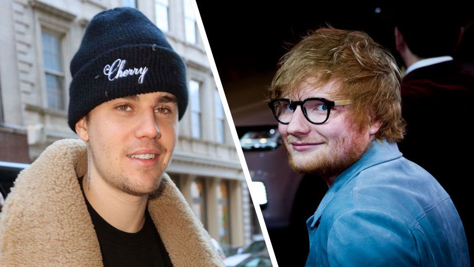 Justin Bieber delights fans as he teases an Ed Sheeran collaboration