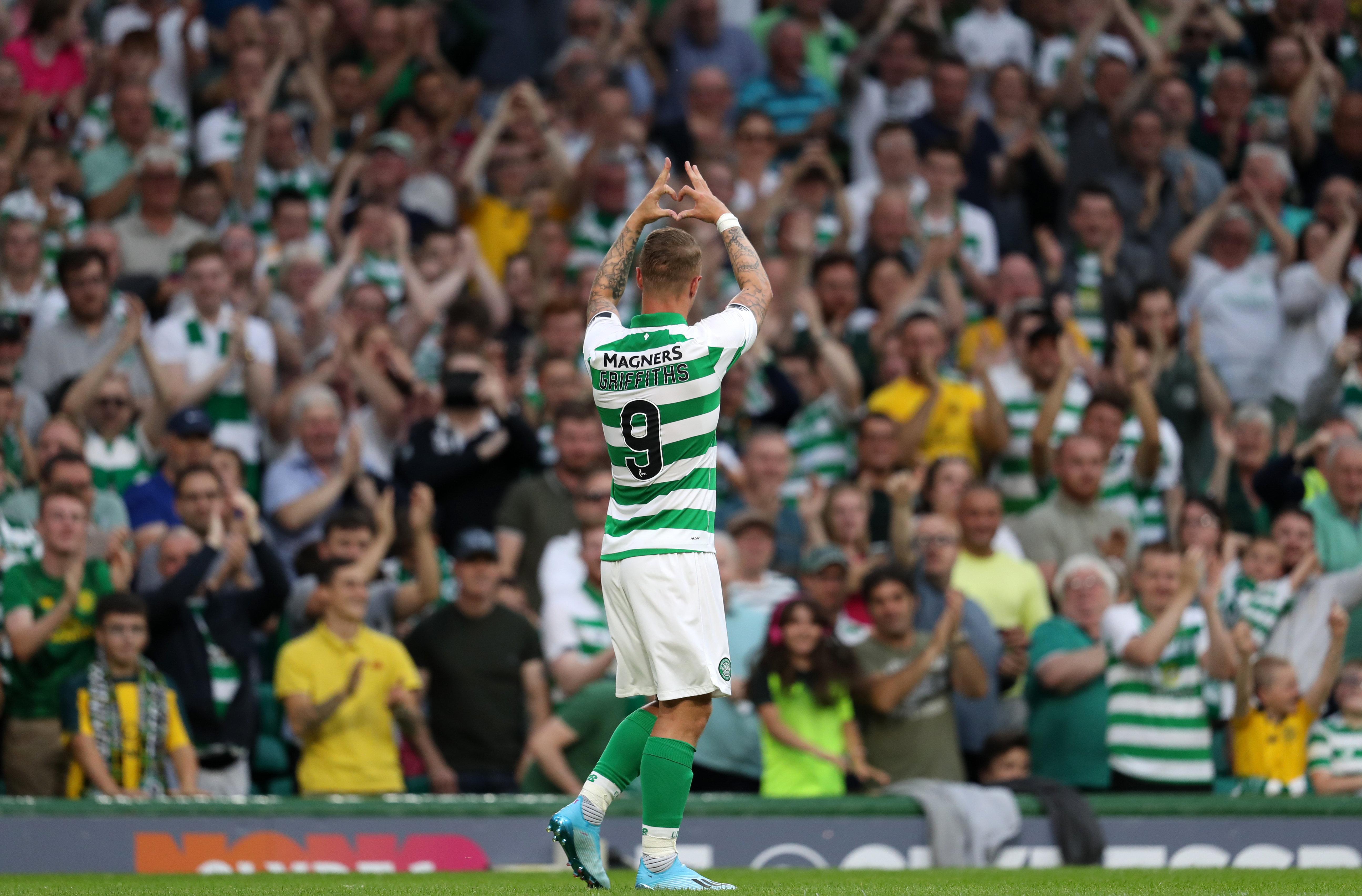 Griffiths almost moved to tears as he marks Celtic comeback with goal