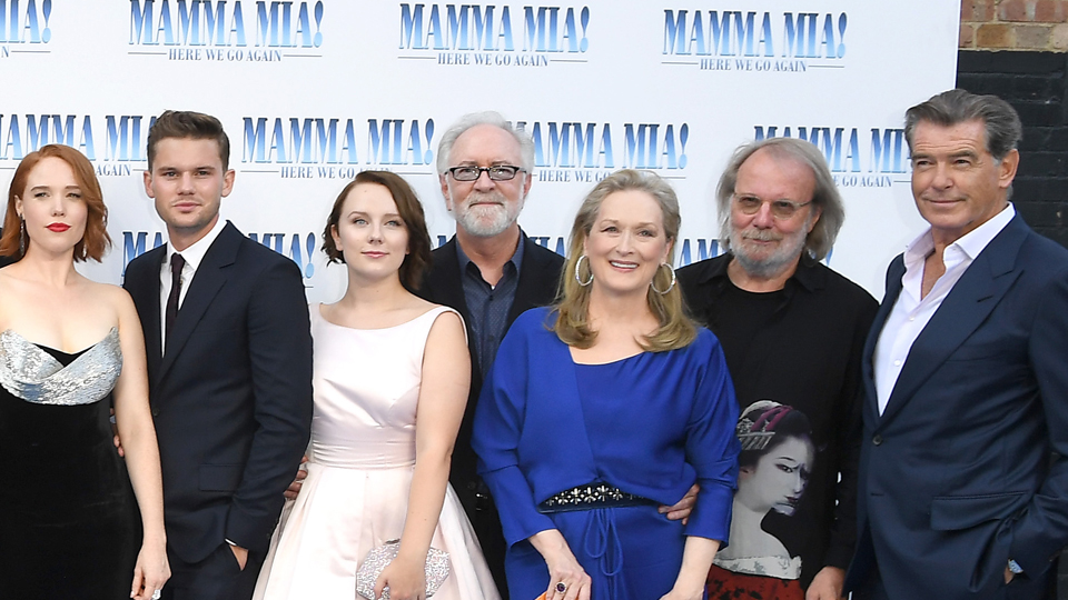 Mamma Mia 2's Lily James was nervous to sing in front of ABBA's Björn  Ulvaeus and Benny Andersson