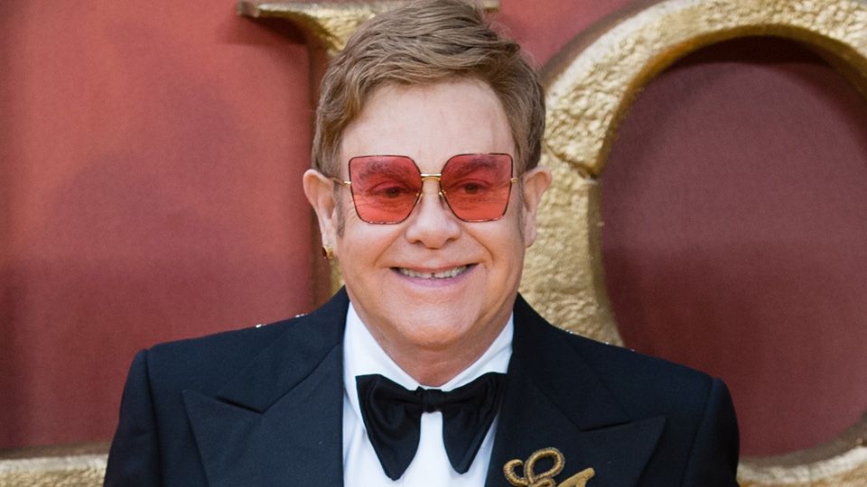 Elton John shares a funny outtake from 'I'm Still Standing' music video