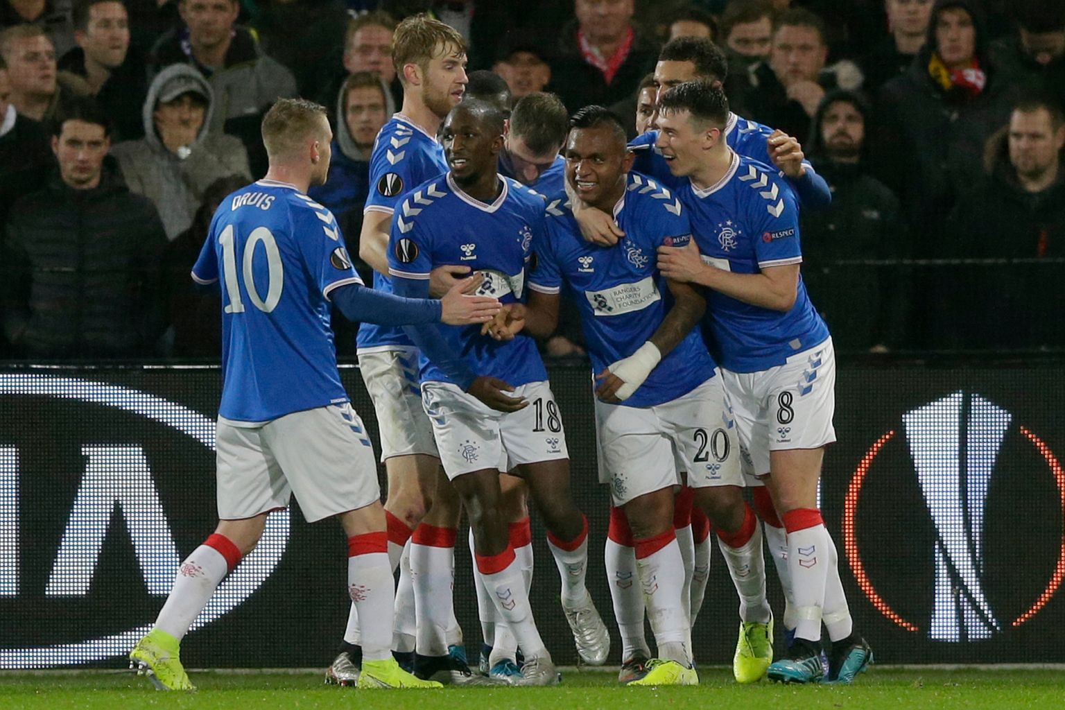 Rangers held to draw despite Morelos double in Rotterdam | Football ...