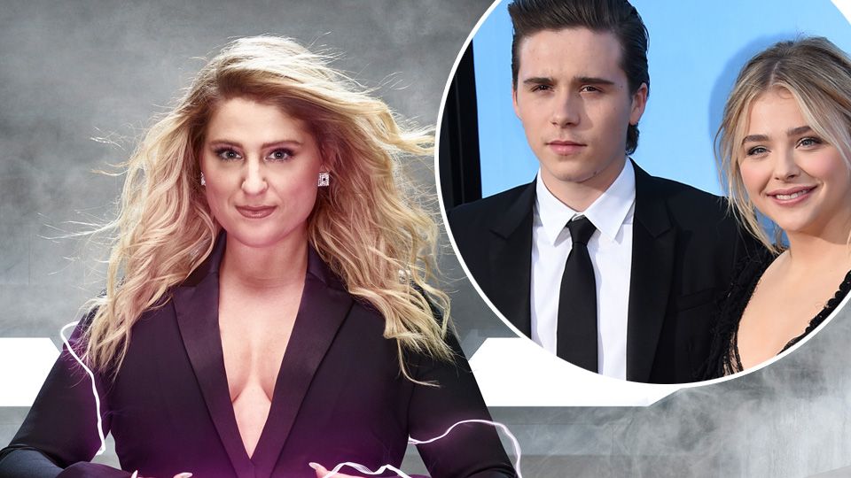 Here's the Embarrassing Thing Meghan Trainor Said to Brooklyn Beckham in  Front of Chloë Grace Moretz