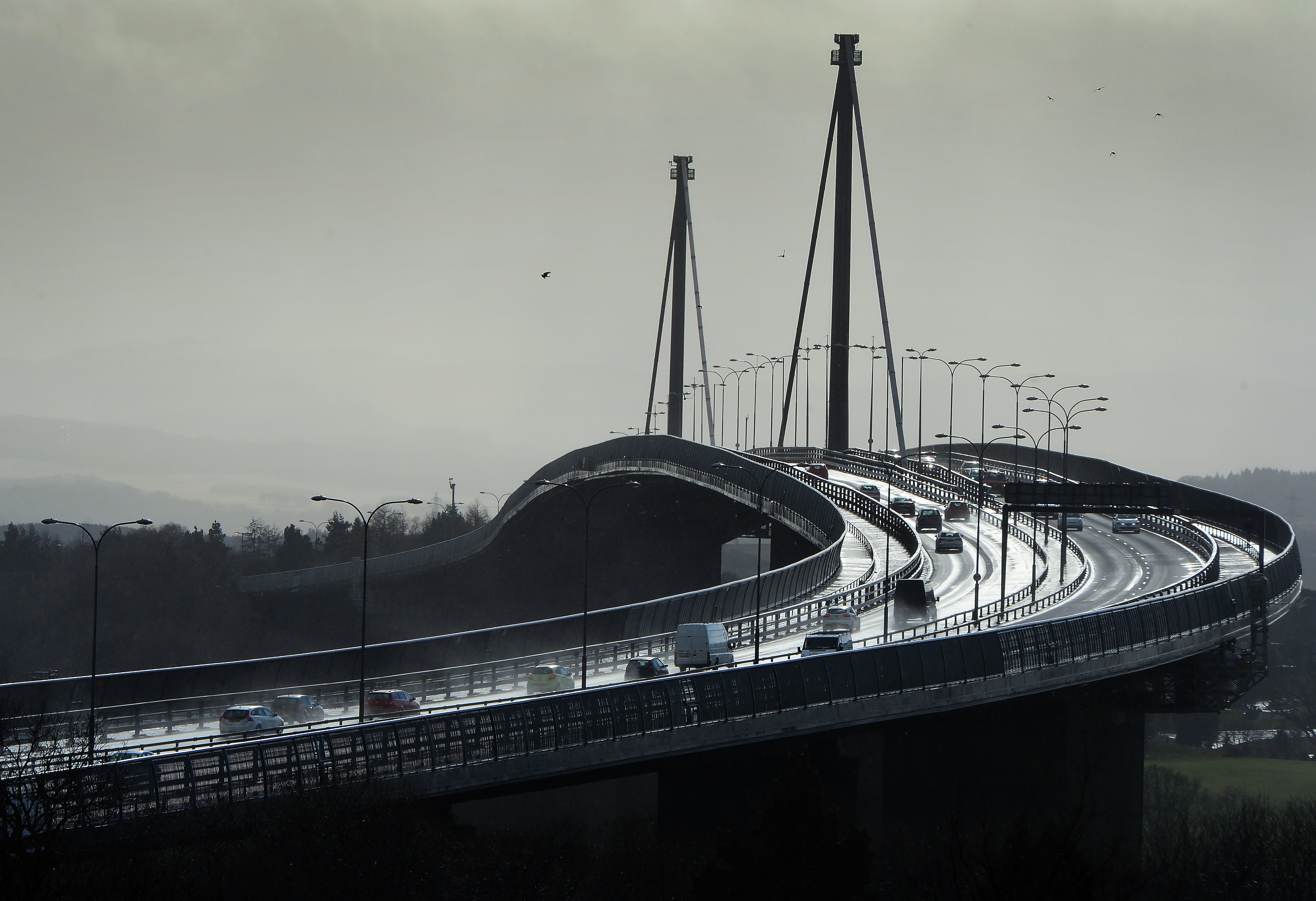 Major roadworks on the Erskine Bridge over four weekends