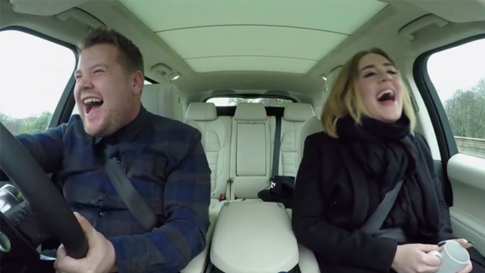 James Corden DOESN T drive in Carpool Karaoke his car is on a trailer