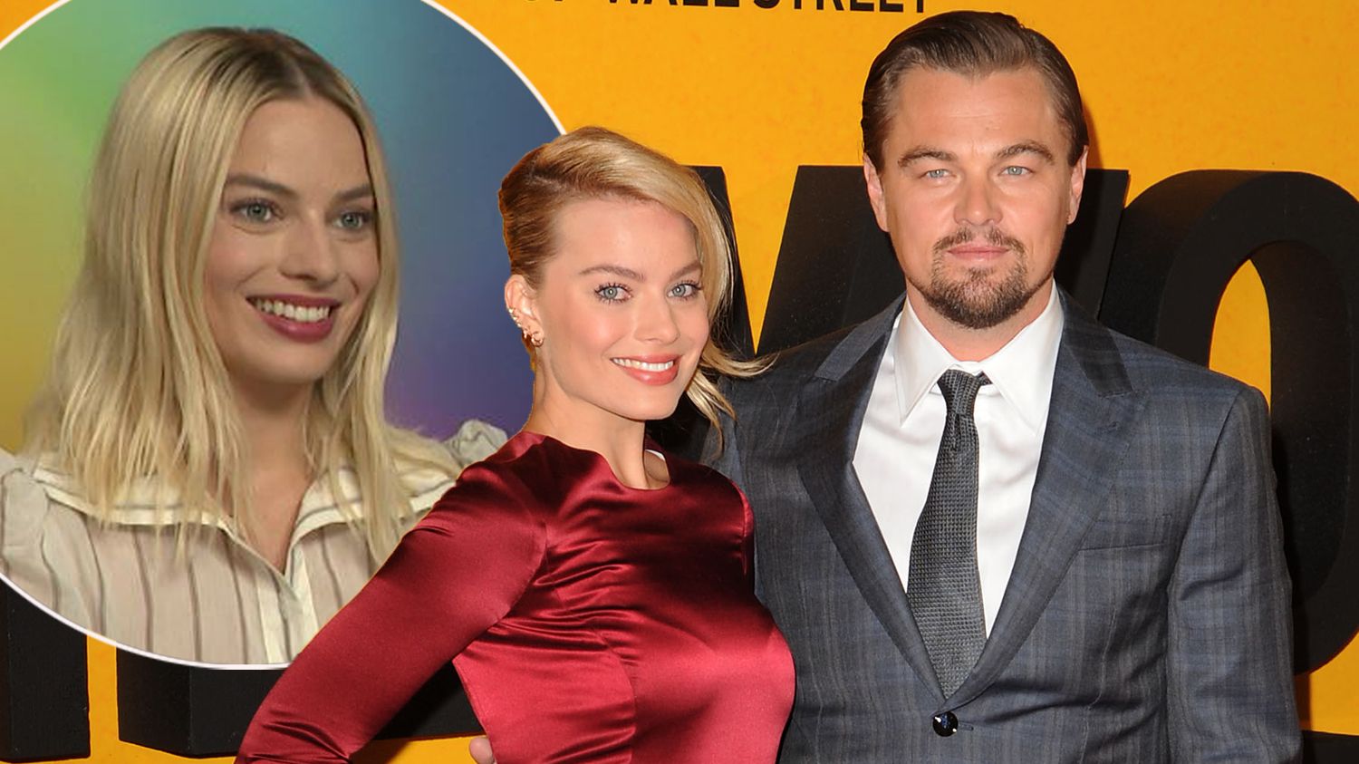 Margot Robbie and Leonardo DiCaprio