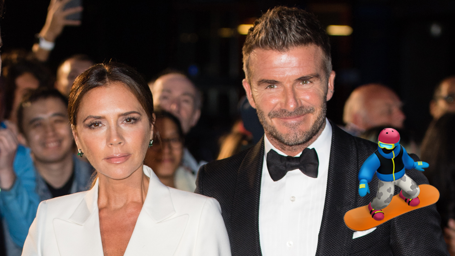 Victoria Beckham Gushes About Husband David's Snowboarding Skills On ...