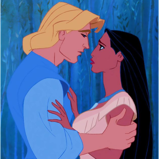 Pocahontas e John Smith - Foto: Reprodução/Disney