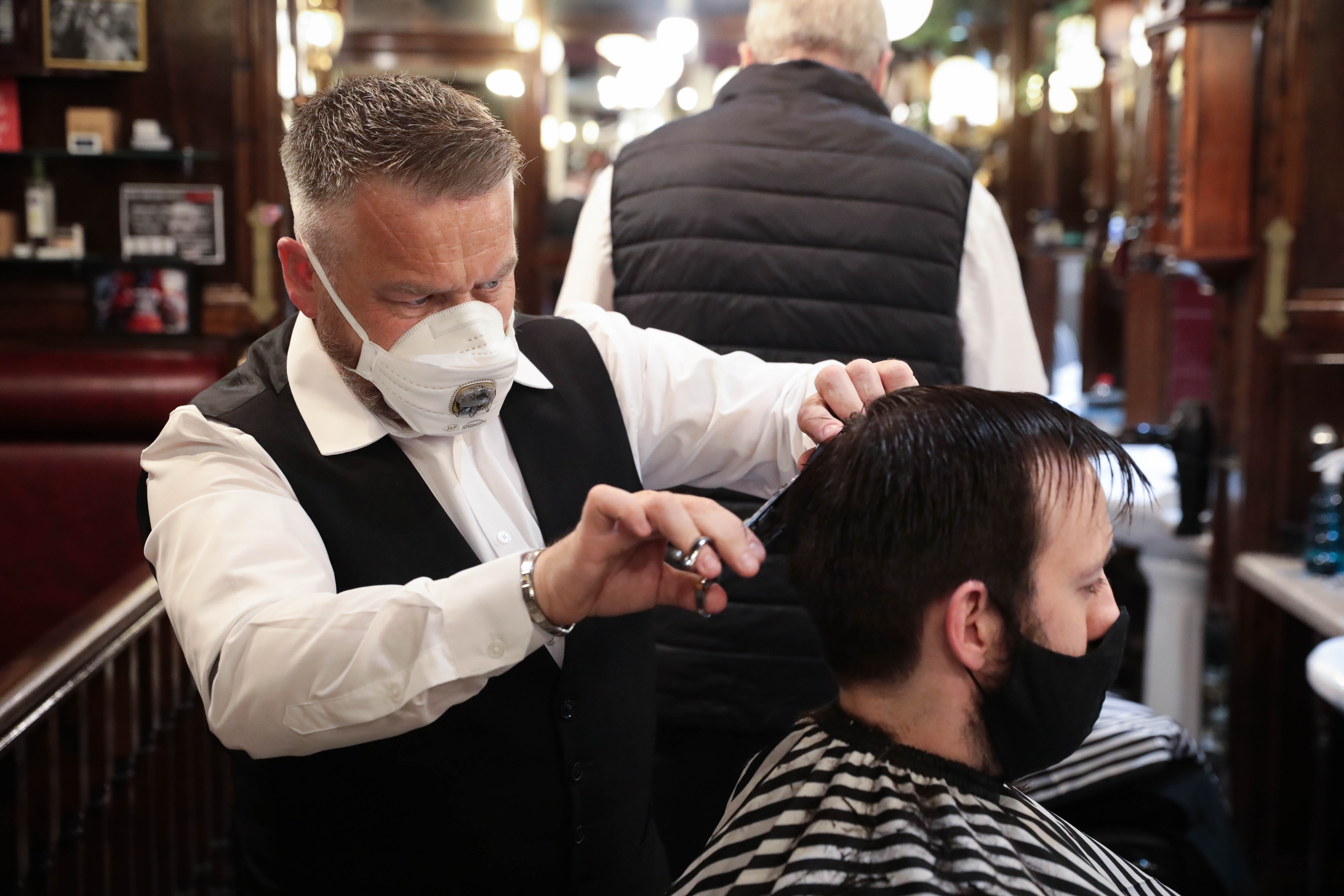 WATCH Now it's the turn of NI hairdressers and beauty salons to re