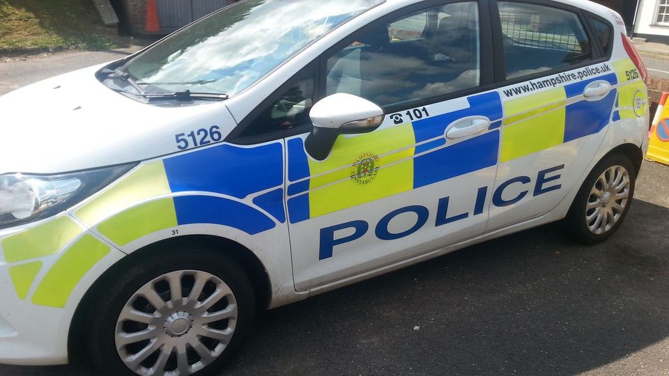 Hampshire Police car (photo by Mike Draper)