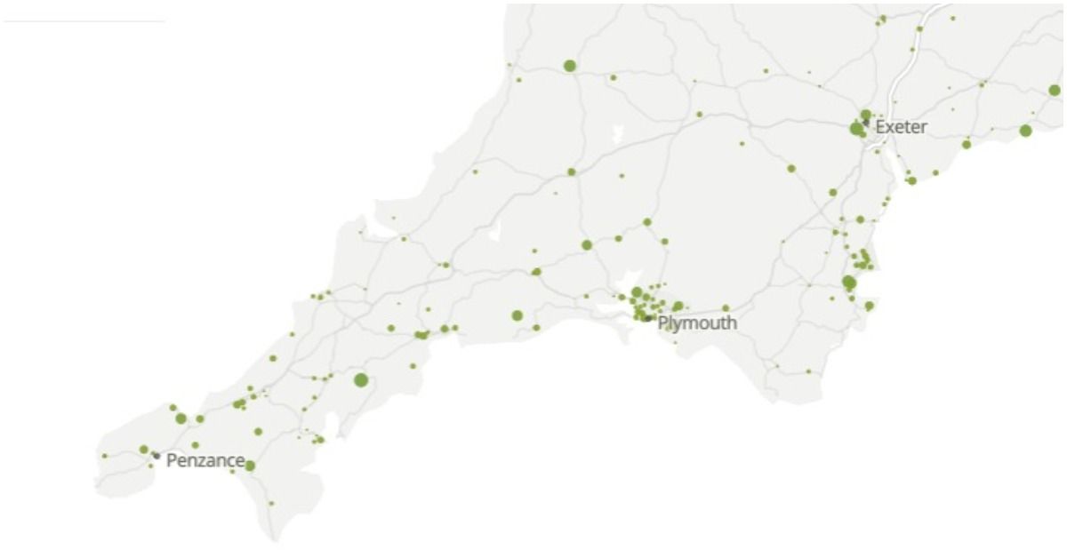 The parts of Cornwall that have yet to see a death from coronavirus ...