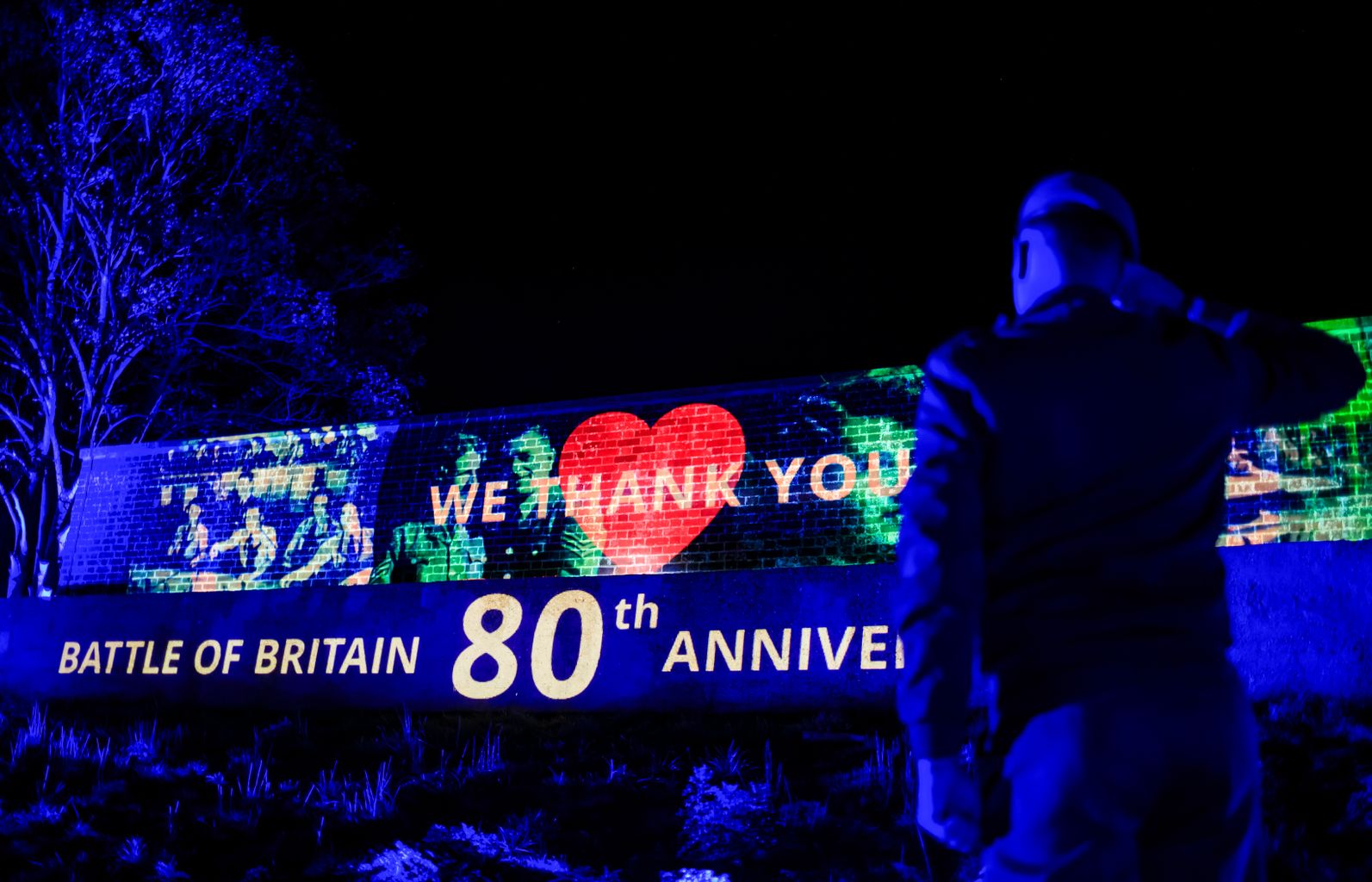 80th anniversary of Battle of Britain Day marked with special light ...