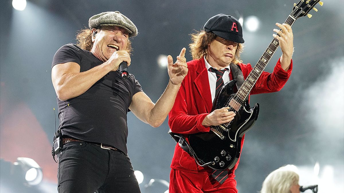 AC/DC’s Angus Young and Brian Johnson for Absolute Radio interview