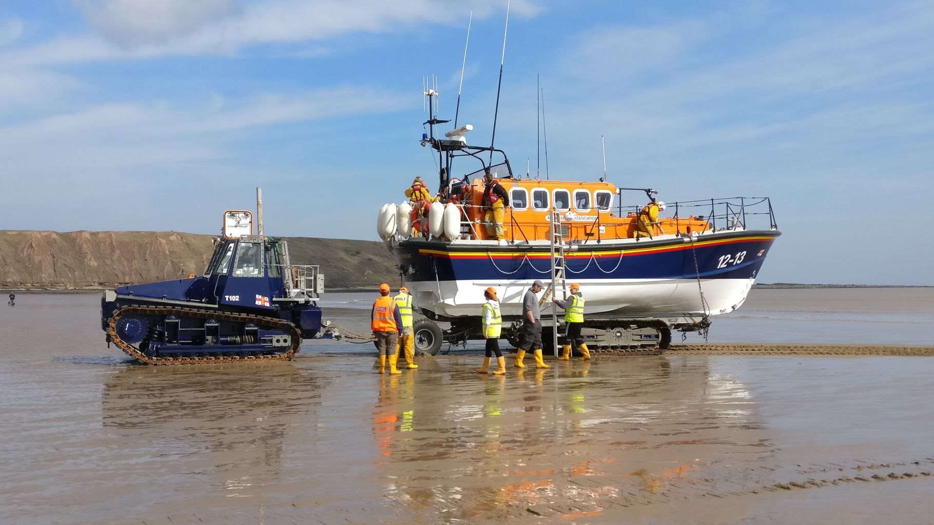 Emotional day as Filey's all-weather lifeboat stops being operational