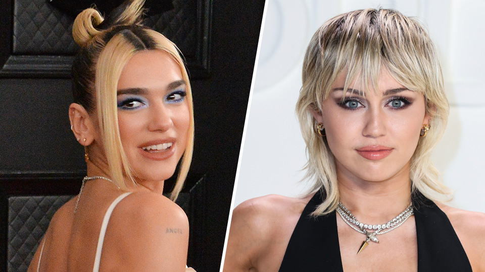 Miley Cyrus and Dua Lipa were spotted working together.