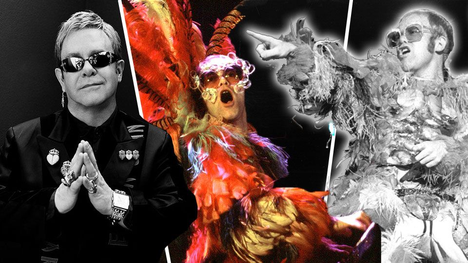 Elton John's Best Outfits Over The Years