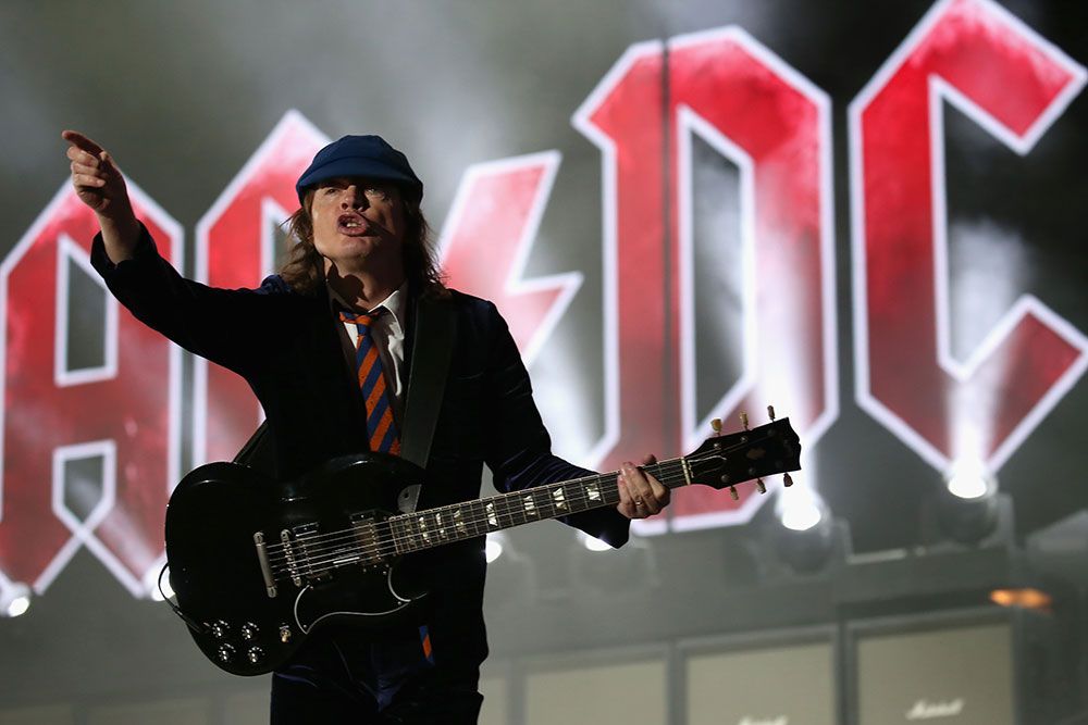 The Schoolboy Uniform Angus Young