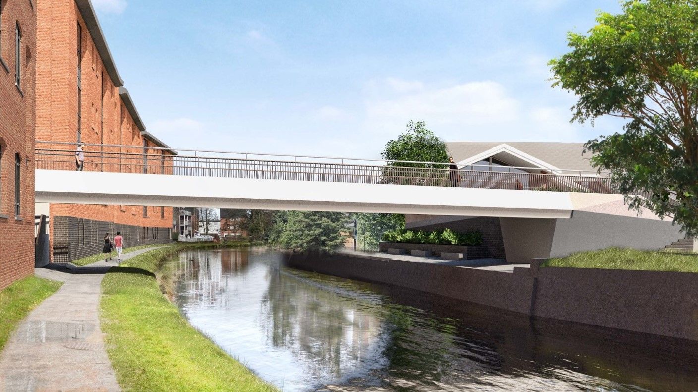 Work starts on new bridge over River Wey in Guildford | News - Greatest ...