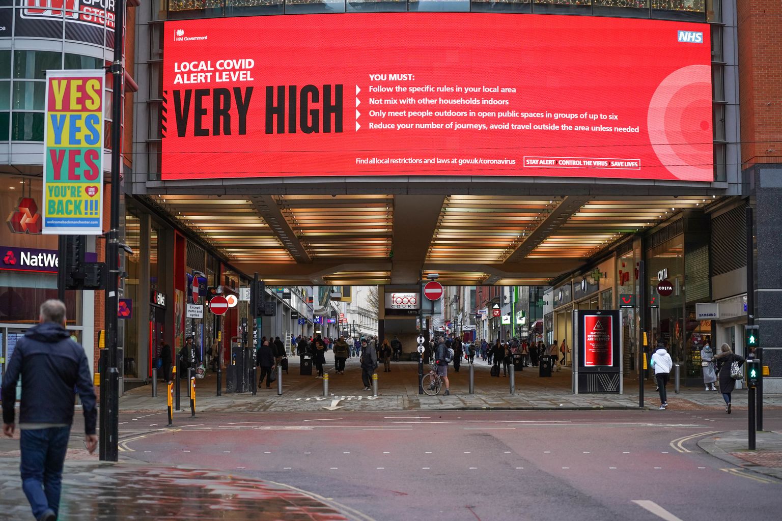 A warning for Tier 4 travelers arriving into Greater Manchester News