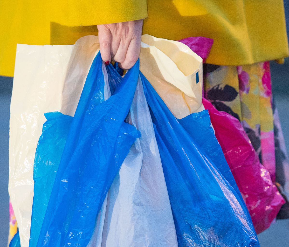 The carrier bag charge will be at least 10p from April.
